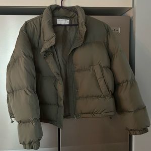 ASOS Olive Green Puffer Jacket